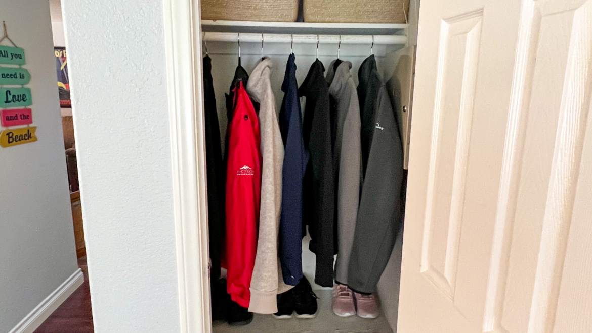 Six Steps for Entry Closet Organization