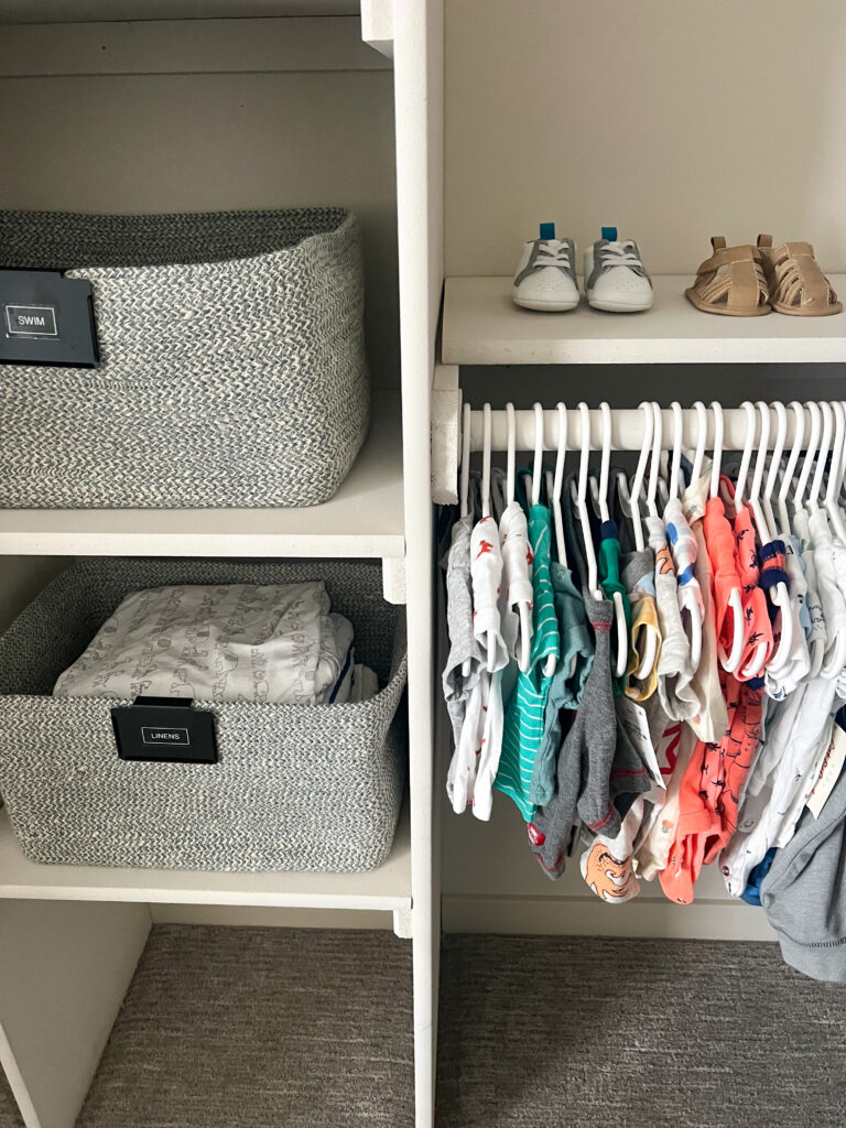 Organize the baby closet @eightdayshomeorganization